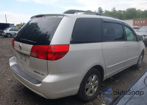 2004 Toyota Sienna Xle из США, поврежденный, VIN 5TDZA22C44S037191